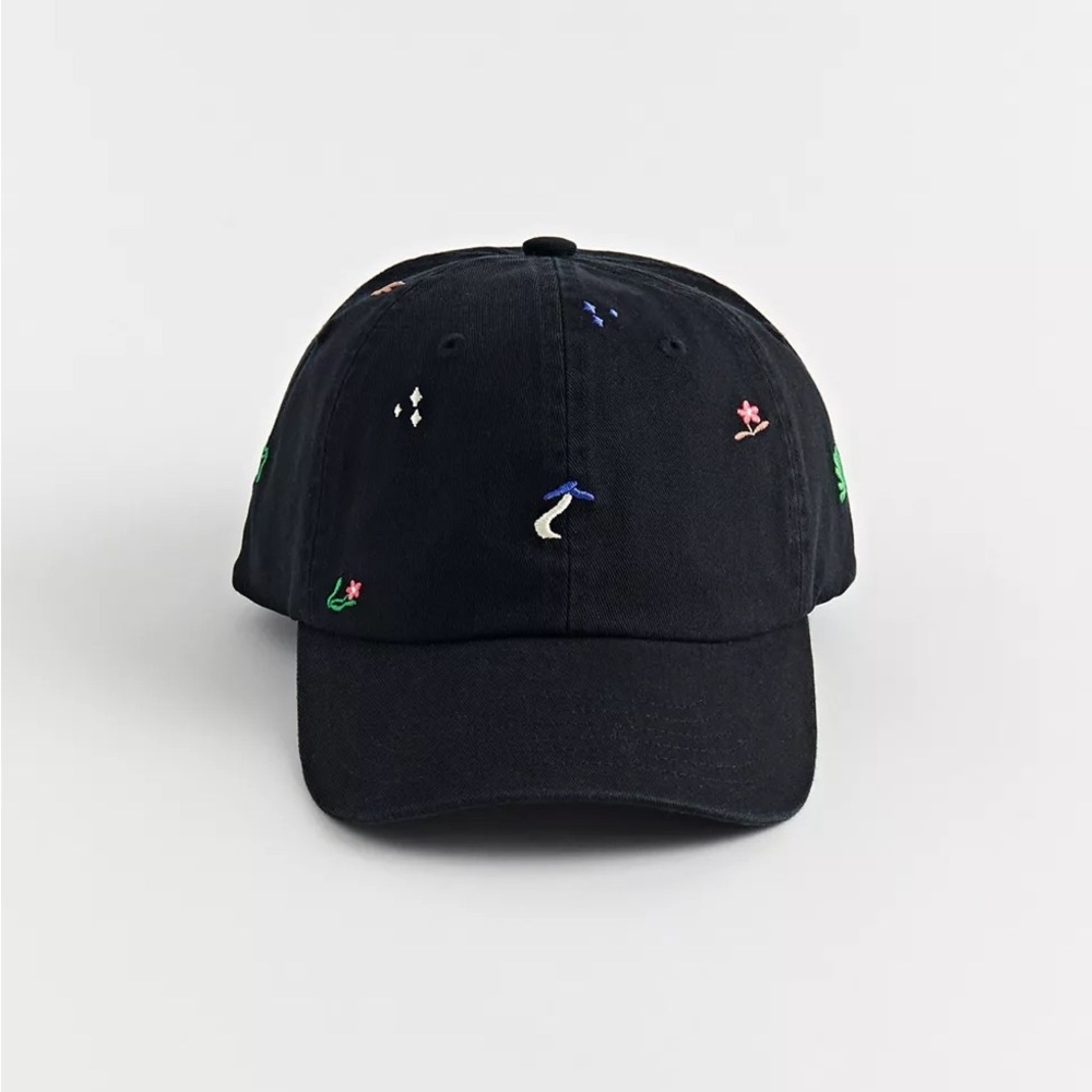 Parks Project Shrooms Baseball Hat, Black, O/S, NWT - Picture 2 of 10